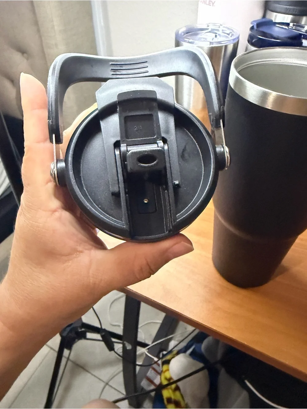 Black Insulated Travel Tumbler